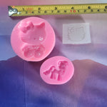 DESTASH - Mold Bundle - Hello Kitty/My Little Pony