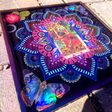 Large Tray (B Grade)  - 'The Empress' Tarot Mandala