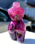 Figure - 3" Curvy Pink Floral Goddess