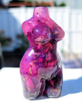 Figure - 3" Curvy Pink Floral Goddess