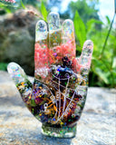 Figure - Floral Palmistry Hand