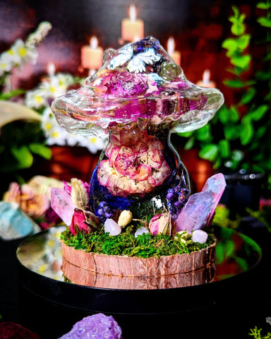 Figure - 4" Forest Mushroom Goddess