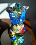 Figure - 5" Blue Floral Goddess