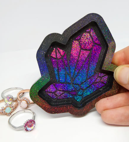 Dish - Crystal Ring Dish (Holographic Colors)