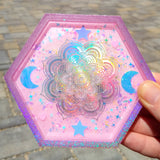 Dish - Holographic Mandala (Pink)