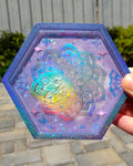 Dish - Holographic Mandala (Purple)