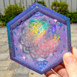 Dish - Holographic Mandala (Purple)