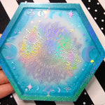 Dish - Holographic Mandala (Blue)
