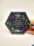 Dish - Holographic Mandala (Black)