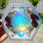 Dish - Holographic Mandala (Silver)