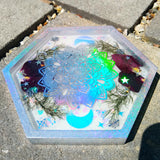 Dish - Holographic Mandala (Silver)