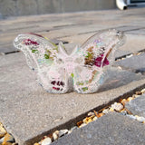 Sun Catcher - Quartz Floral Butterfly