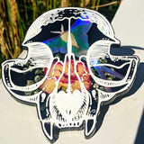 Wall Hanging/Decoration - Luna Cat Skull